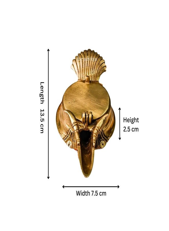 The Advitya Brass Diya for Puja|Pooja Deepak|Pooja Oil Lamp |Gifts | Diwali Decoration Items for Home Decor (1, Chirag Diya) - Image 5
